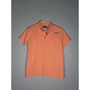 Habit Kids Fishing Shirt Youth L/G Corral Button Up Short Sleeve Fishing